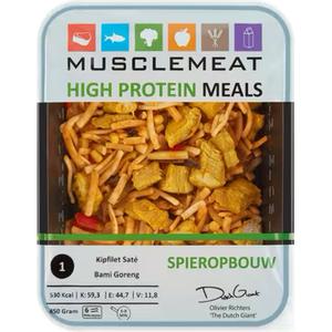 Muscle Meat High Protein Meals Kipfilet Sate Bami Goreng