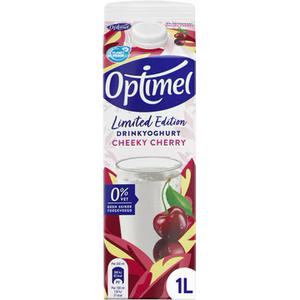 Optimel Drinkyoghurt Limited Edition Cheeky Cherry 0% Vet