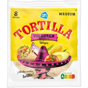 AH Tortilla volkoren wraps medium