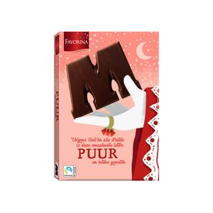 Favorina Chocoladeletter puur