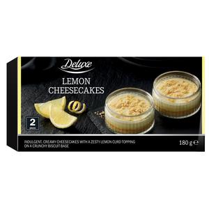 Deluxe Lemon Cheesecakes