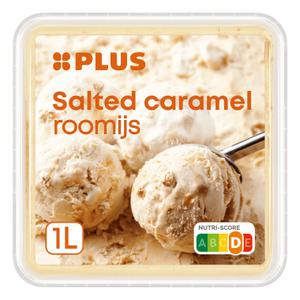 PLUS Roomijs salted caramel