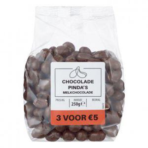 Brouwer Chocoladepinda's melkchocolade