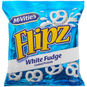 Flipz Coated pretzels White Fudge