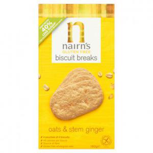 Nairn's Biscuit breaks oats ginger glutenvrij