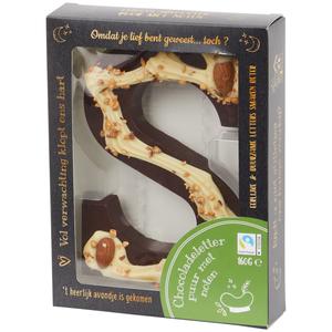Smikkelhuys Luxe chocoladeletter puur met noten