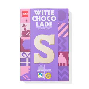 Hema Chocoladeletter wit