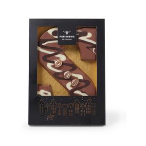 Patisserie de Bijenkorf Chocoladeletter S Melk met irish koffie vulling