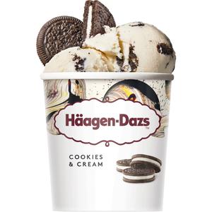 Haagen-Dazs Cookies & cream pint