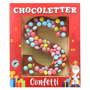 ABS Sweets Chocoladeletter met confetti