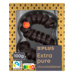 PLUS Chocoladeletter Extra Puur