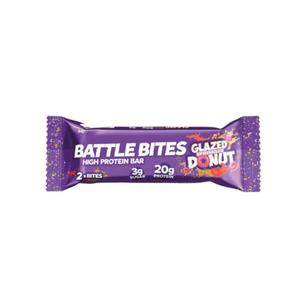 Battle Bites Protein Bar Glazed Sprinkled Donut