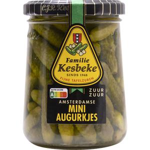 Kesbeke Mini augurkjes zuur