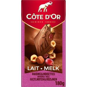Cote d'Or Melkchocolade hazelnoten & rozijnen