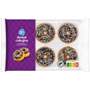 AH Donut cakejes met glazuur chocoladesmaak