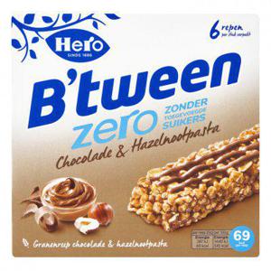 Hero B'tween mueslireep zero choco hazelnoot