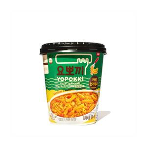 Yopokki Rapokki - Rice Cake and Ramen Cup Curry Flavour