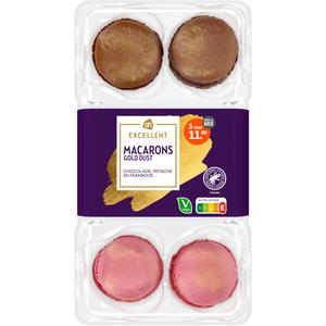 AH Excellent Gold dust macarons