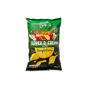 Snack Day Temptations chips pepper & cream