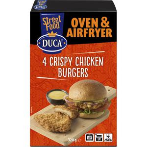 Duca Crispy chicken burgers