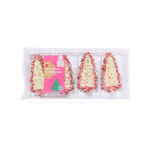 Hema Red velvet kerstboom koekjes