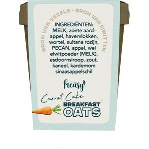 Freasy Carrot cake breakfast oats