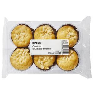 PLUS Muffins custard crumble
