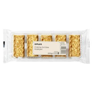 PLUS Creme brulee koekjes
