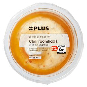 PLUS Roomkaas-mascarpone met chilisaus