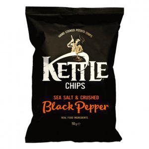 Kettle Chips sea salt & crushed black pepper