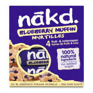 Nakd. Blueberry muffin fruitreep met noten