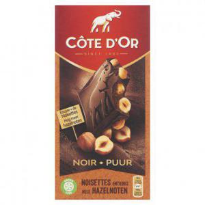 Côte d'Or Bloc puur chocolade reep hele hazelnoten