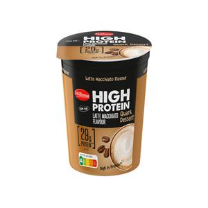 Milbona High Protein kwarkdessert latte macchiato