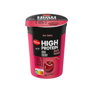Milbona High Protein kwarkdessert kers