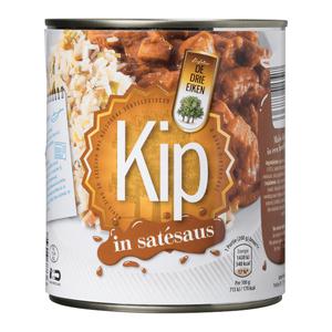 De Drie Eiken Kip in satesaus