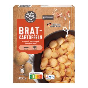 Speise Zeit Gebakken aardappels met ui en spek