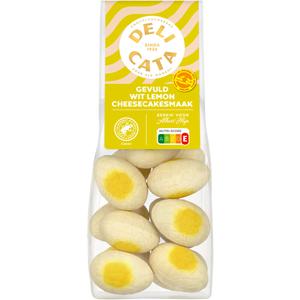 Delicata Paaseitjes gevuld wit lemon cheesecake