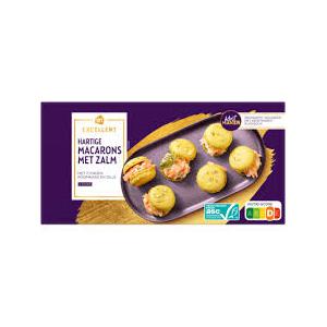 AH Excellent Hartige macarons met zalm