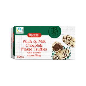 Belgian Style Chocoladetruffels wit-melk