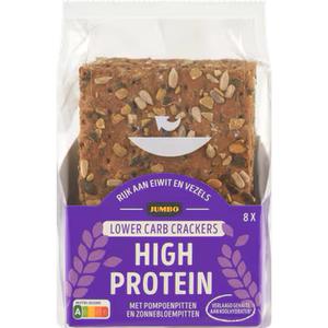 Jumbo Crackers High Protein met Pompoenpitten en Zonnebloempitten