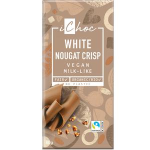 iChoc Vegan white nougat crisp