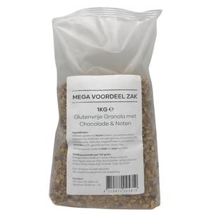 Het Glutenvrije Huismerk Granola met Chocolade & Noten Voordeelzak - Glutenvrij