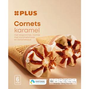 PLUS Cornets karamel