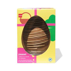 Hema Luxe chocolade paasei melk pindakaas