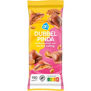 AH Reep melkchocolade dubbel pinda