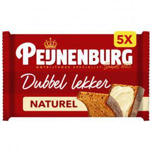 Peijnenburg Ontbijtkoek dubbel lekker naturel p stuk