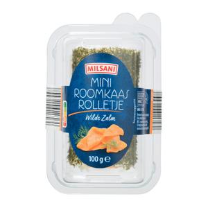 Milsani Mini roomkaasrolletjes wilde zalm