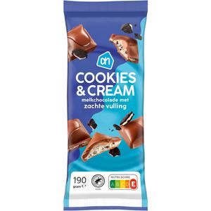 AH Reep melkchocolade cookes & cream