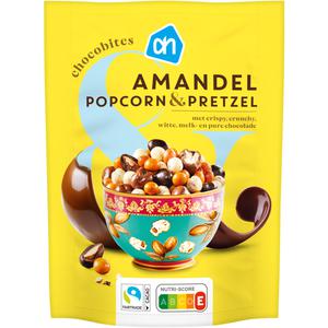 AH Chocobites amandel popcorn & pretzel