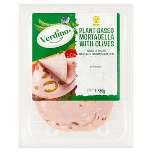 Verdino Plantaardige mortadella met olijf